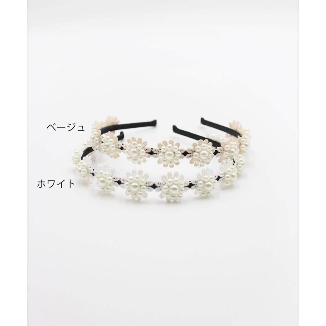 Rora カチューシャ 通販 レース パール 48222102 髪飾り ヘッドドレス 子供 女の子 フォーマル 可愛い おしゃれ 発表会 入園式 卒園式 入学式 子ども用アクセサリー ヘアアレンジ ヘアーアクセサリー ヘアアクセサリー キッズファッション ベージュ フリー