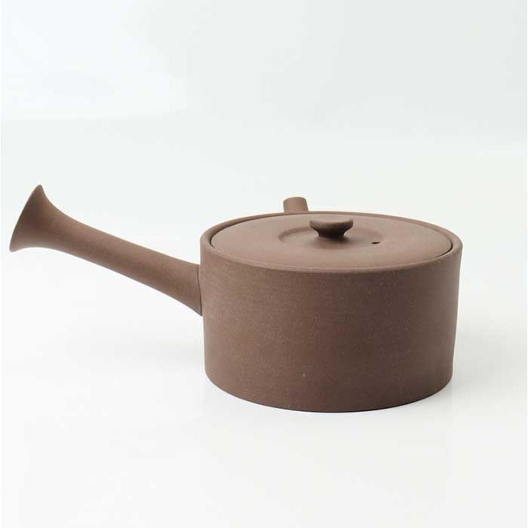 急須 平型 ロクサン 平型急須 通販 おしゃれ ティーポット 日本製 取っ手 お茶 かわいい ギフト きゅうす シンプル 茶器 ポット 贈り物 常滑焼 来客用 和モダン 和食器 オシャレ 台所用品 ティータイム ティーウェア WH ・