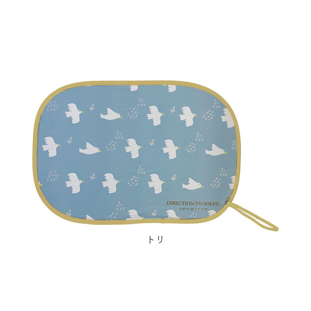 ニコット サンシェード 車 通販 ポップアップサンシェード 日よけ 日除け 車用 設置簡単 動物 アニマル ポップアップ かわいい 可愛い 後部座席 カー用品 日よけ用品 日除け用品 車内用品 車用品 軽自動車 コンパクトカー カーアクセサリー シロクマ ・