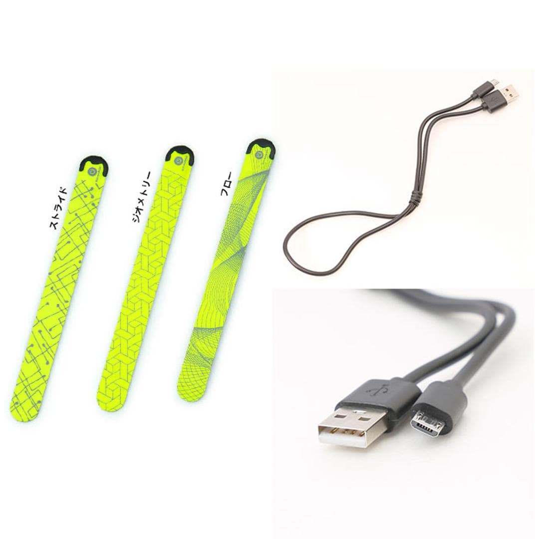 ランニング ライト 充電式 通販 ランマーカー CHARGE アームバンド リストバンド ランニンググッズ リフレクター LED ベルト 光る USB充電 防水 夜間 おしゃれ 大人 子供 キッズ 子ども こども ストライドレッド ・