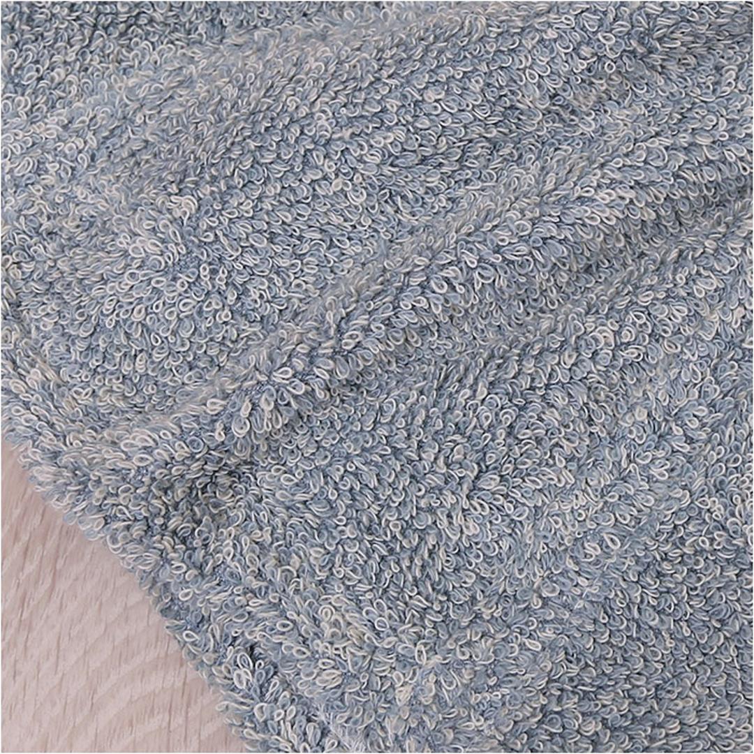 ココチエナ サウナハット タオル 通販 cocochiena サウナキャップ サウナ ハット 帽子 タオル帽子 サウナグッズ タオル生地 タオル地 無地 目深 レディース メンズ 高吸水 厚手 くすみカラー 洗うほどに膨らむタオル サ活 サウナー ヘアケア ブルー ・