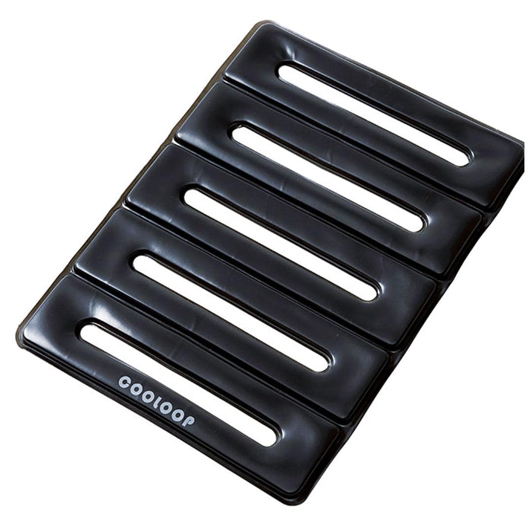 リュック 背中 メッシュ 通販 メッシュフレーム パッド ひんやり 涼しい 暑さ対策 長時間キープ 抱っこ紐 暑い季節 夏 過ごしやすい アウトドア 便利 アイスメッシュフレーム COOLOOP クーループ ブラック ・