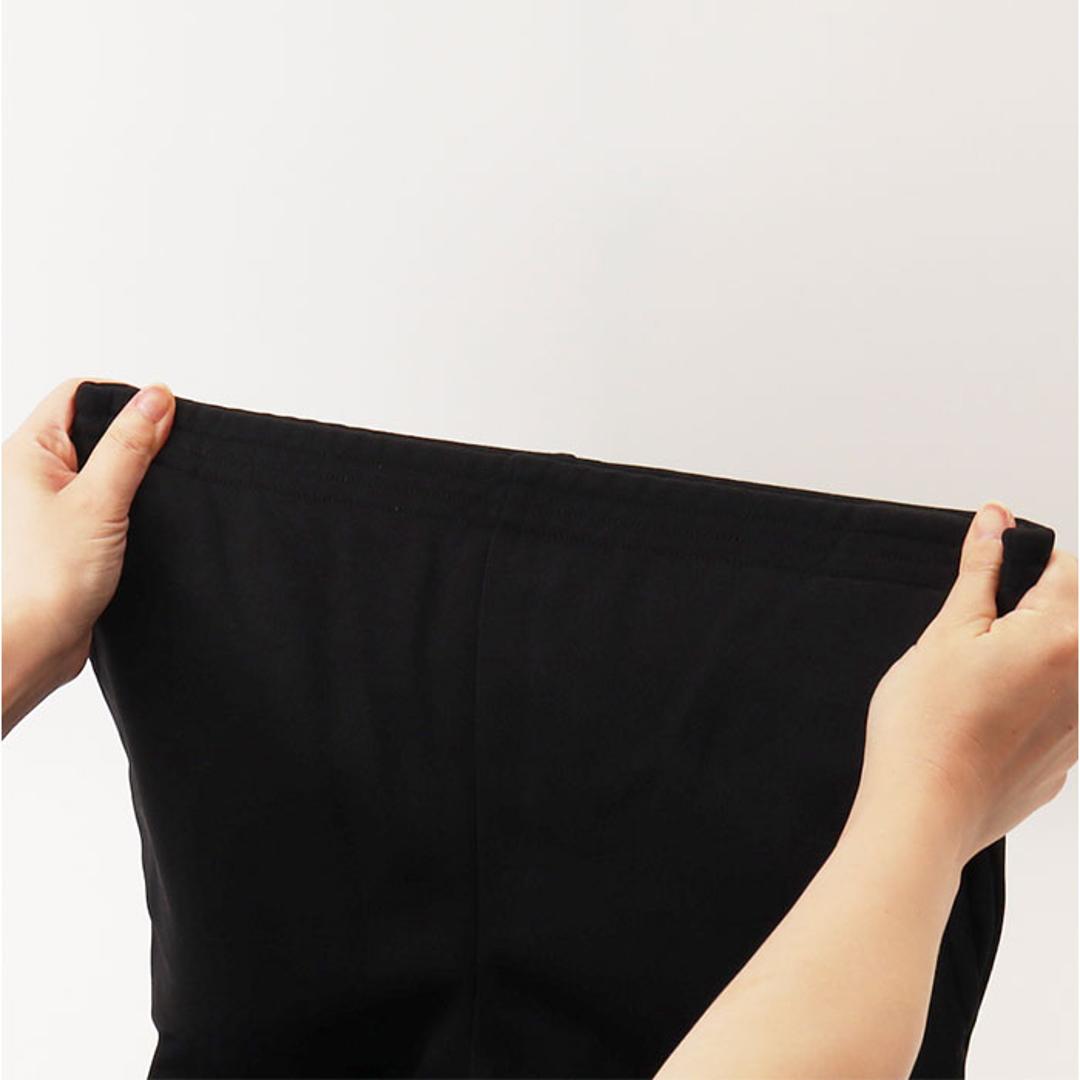 パンツ 裏起毛 レディース 通販 日本製 ズボン 長ズボン ロングパンツ レディースパンツ 裏起毛パンツ 裾ファスナー カジュアルパンツ カジュアル ファスナー付き ファスナー 女性 あったか あたたかい 暖かい 秋 冬 シンプル 無地 ボトムス ブラック Mサイズ