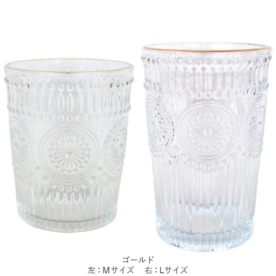 ガラス タンブラーセット 通販 ガラスタンブラー 2個セット グラス セット コップ タンブラーグラス ペア 来客用 おしゃれ デザイン テクスチャ ギフト プレゼント 新生活 引越し 結婚祝い theater EF-THE005 洋食器 キッチン用品 台所用品 クリア 【即日発送】Mサイズ
