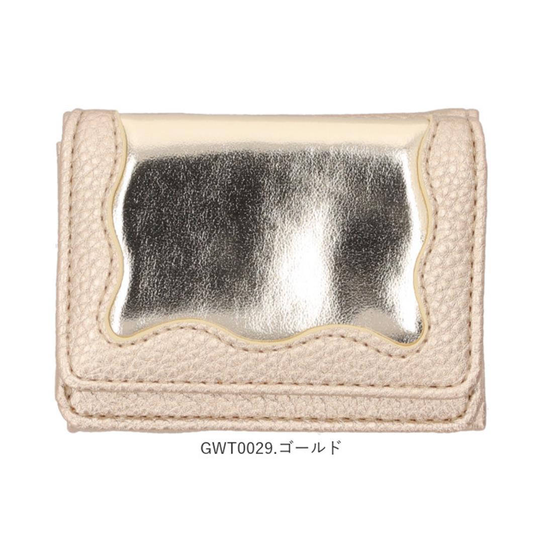 ミニ財布 レディース 通販 三つ折り財布 財布 さいふ ミニウォレット 小銭入れ カードポケット お札入れ 合成皮革 合皮 女性 コンパクト かわいい おしゃれ 多収納 軽量 コインケース 三つ折り 小さい財布 贈り物 ギフト GWT0028.ピンク ・