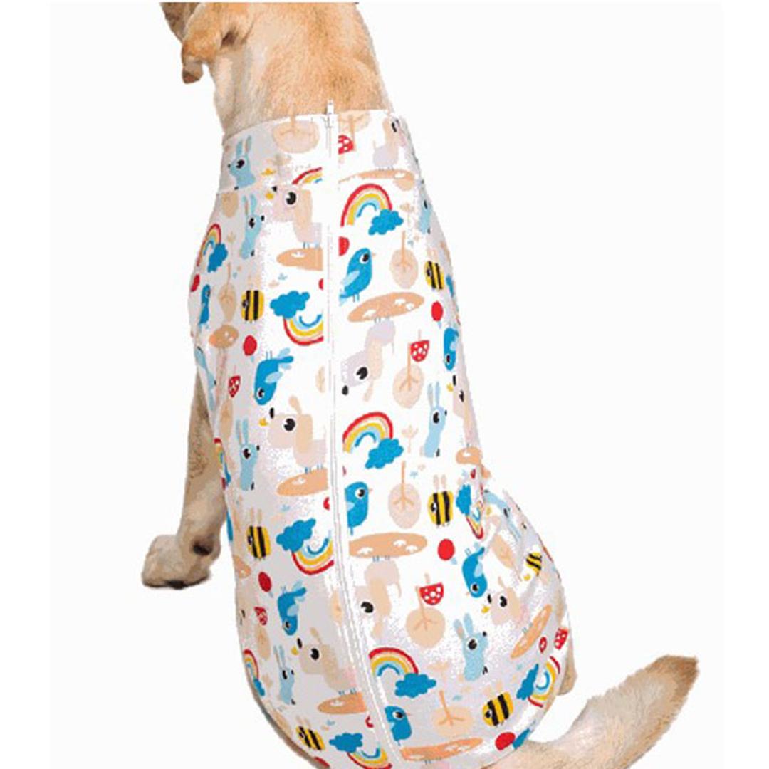 術後服 犬 通販 大型犬 術後ウェア 前後足 イヌ術後服 袖なし 傷口保護 傷舐め防止 避妊 去勢 けが ドッグウェア 術後着 通気性 術後カバー服 介護服 男女用 犬の服 かわいい 可愛い おしゃれ オシャレ シンプル パジャマ ペット用品 ダイナソー 【即日発送】26