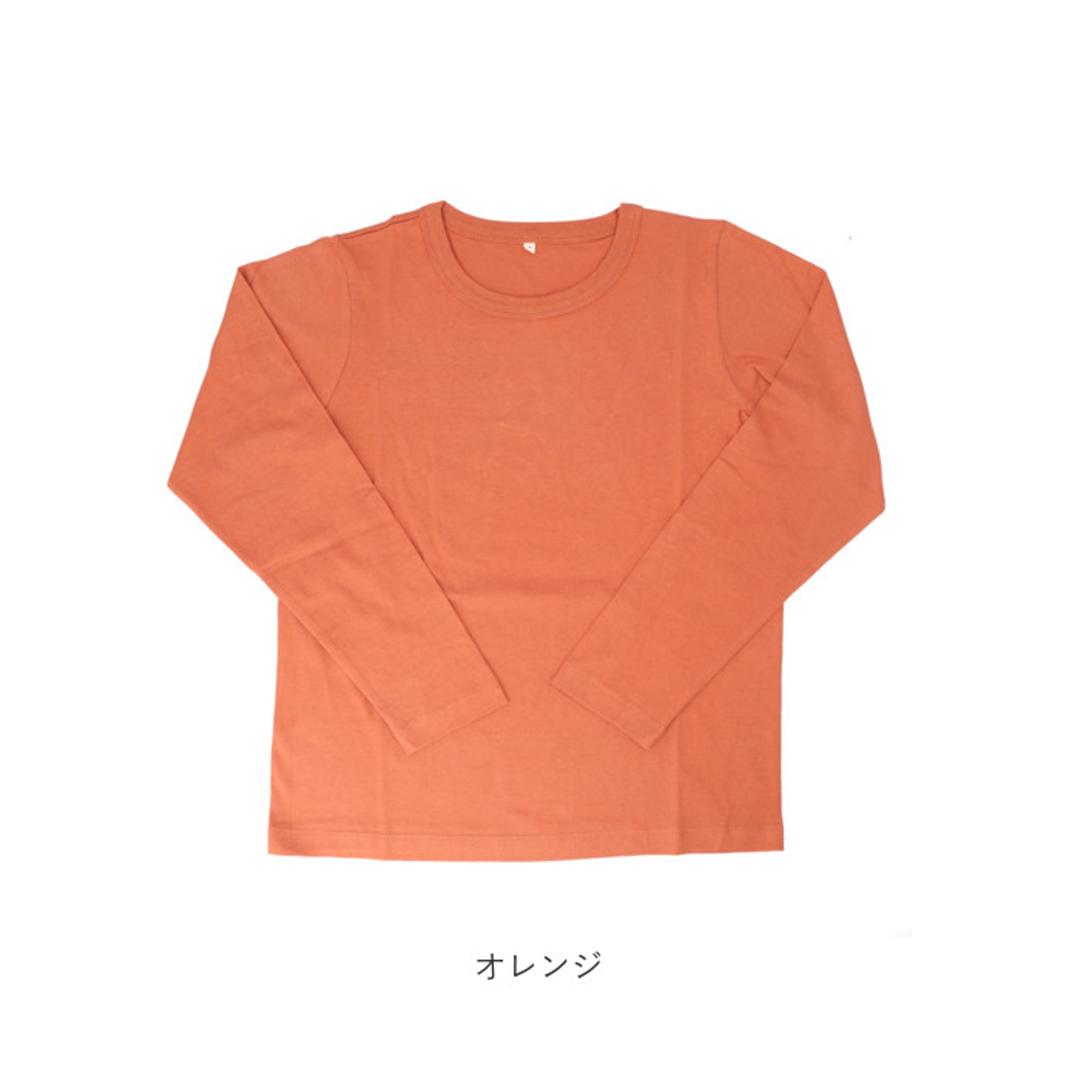 長袖 tシャツ レディース 綿100% 通販 PAGE ONE GCS0756 USAコットン 生地 ロンt インナー 長袖Tシャツ カットソー ロンティー プルオーバー おしゃれ シンプル 無地 トップス ページワン 服 春 秋 冬 かわいい 大人 アイボリー Mサイズ