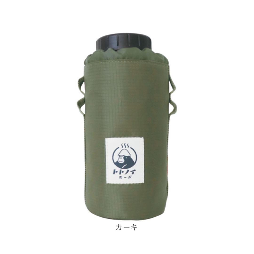 サウナグッズ ゴリラックス ボトルホルダー 通販 GORELAX ごリラックス トトノイモード ゴリゴリボトルホルダー 水筒用ボトルケース ボトルカバー ボトルケース 保冷 保温 サウナ お風呂 銭湯 温泉 ループ付き メンズ レディース かわいい おしゃれ ブラック ・