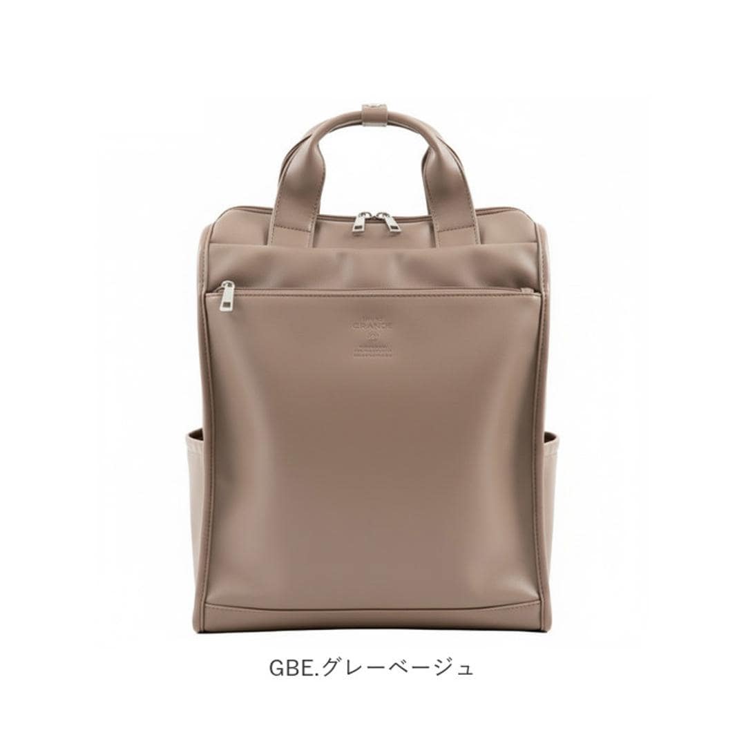 anellogrande リュック GTM1021 アネログランデ 通販 リュックサック デイパック バックパック レディース メンズ 大きめ A4 通勤 通学 旅行 おしゃれ きれいめ シンプル 10ポケット 合成皮革 NEO CABIN レディースバッグ BK.ブラック ・