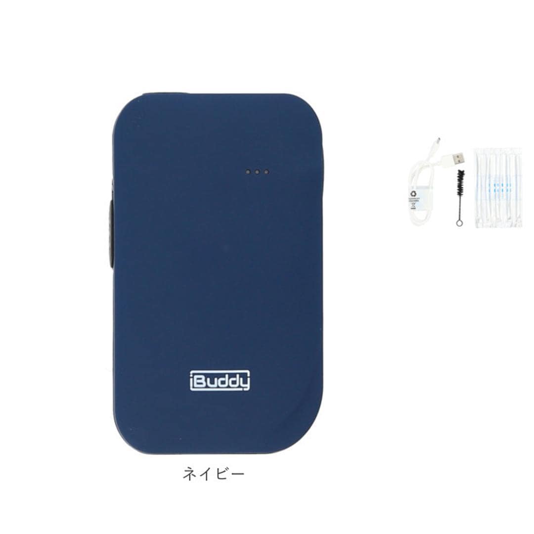 加熱式タバコ 互換 通販 電子タバコ 本体 小型 軽量 お手入れ 掃除 スターターキット たばこ スティック スティックホルダー 本体 バッテリ 一体型 おしゃれ iBuddy i1 アイバディーアイワン PULZE パルズ IQOS アイコス レッド ネイビー ブラック 操作 簡単 連続喫煙 レッド ・