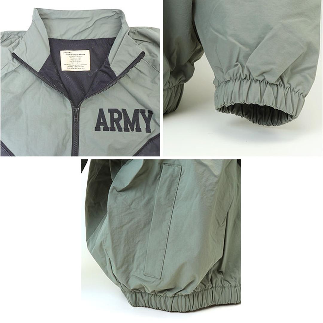 ARMY IPFU ウィンドブレーカー メンズ 通販 メンズジャケット ジャケット ウインドブレーカー ランニンウェア ランニンウエア カジュアル 羽織り アウター ジャージ 男性用 男性 USタイプ アメリカ軍タイプ 米軍タイプ かっこいい 秋 冬 オリーブ Mサイズ