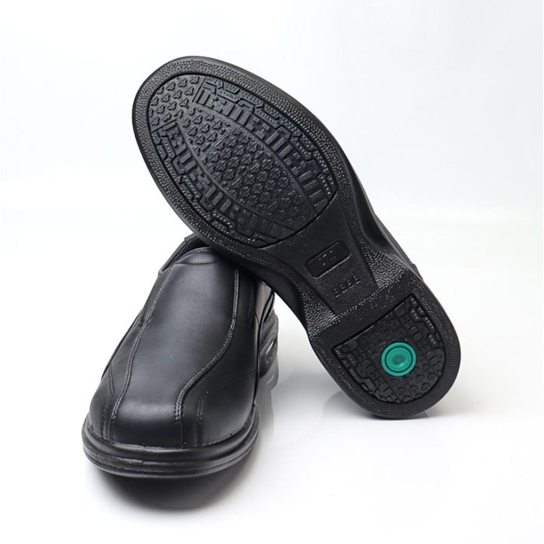 ビジネスシューズ メンズ 通販 ウォーキングシューズ ビジネス シューズ スリップオンシューズ スニーカー 幅広 スリップイン ローカットスニーカー カジュアルシューズ 合皮 フェイクレザー おしゃれ スリップインシューズ シンプル 男性 紳士靴 スーツ用 無地 BLACK 24.5cm