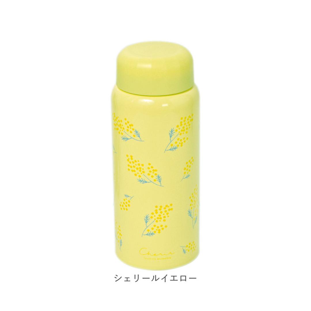 ステンレスボトル 360ml 通販 水筒 マグボトル 保温 保冷 マイボトル 直飲み オフィス おしゃれ かわいい 軽量 軽い 通勤 通学 花 コンパクト 持ち運び ナチュラル スクリューキャップ アウトドア 大人 子供 ギフト 贈りもの 贈り物 シェリールピンクベージュ ・