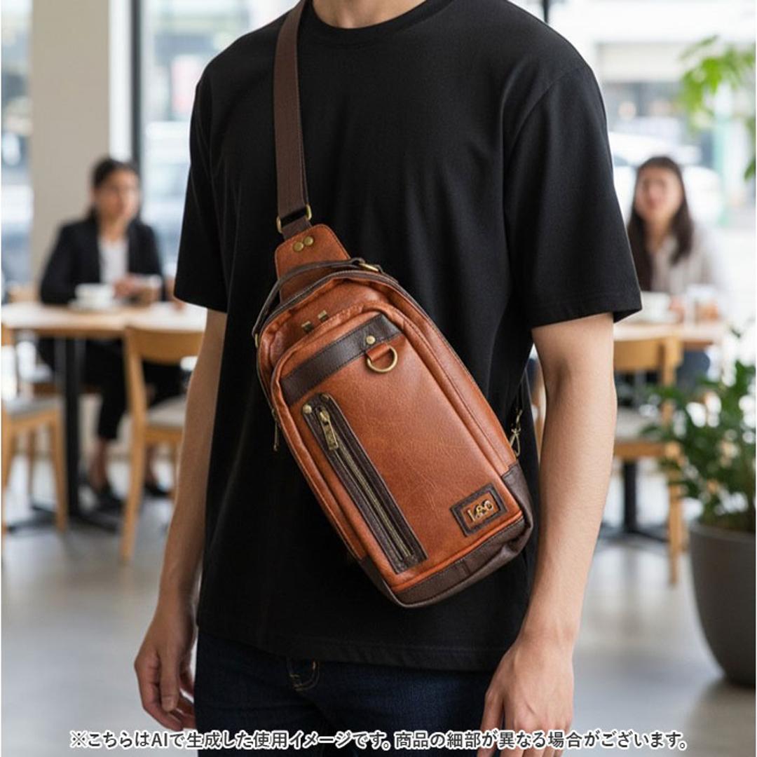 Lee リー ボディバッグ 通販 斜めがけ メンズ レディース ボディバック おしゃれ 斜めがけバッグ 大人 シンプル 無地 ボディーバッグ ボディーバック ギフト バック かばん カバン ギフト 贈り物 かっこいい BLACK ・