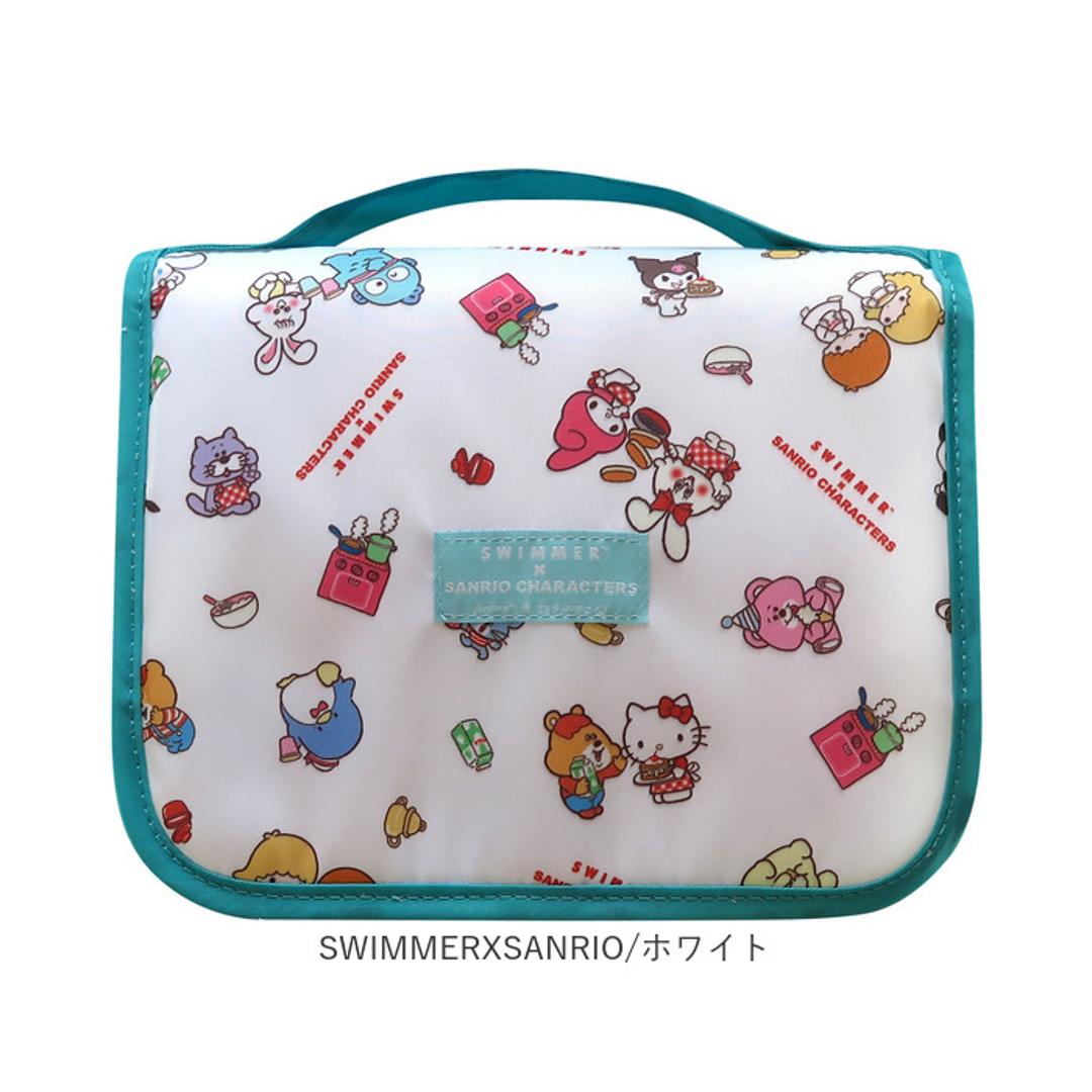 スイマー サンリオ トラベルポーチ 吊り下げ 通販 SWIMMER×SANRIO 吊り下げポーチ つりさげ ポーチ ハンギングポーチ コスメポーチ 小物入れ 旅行 トラベル 収納 キャラクター おしゃれ かわいい 可愛い パッキングオーガナイザー 旅行用品 SWIMMERXSANRIO/ピンク ・