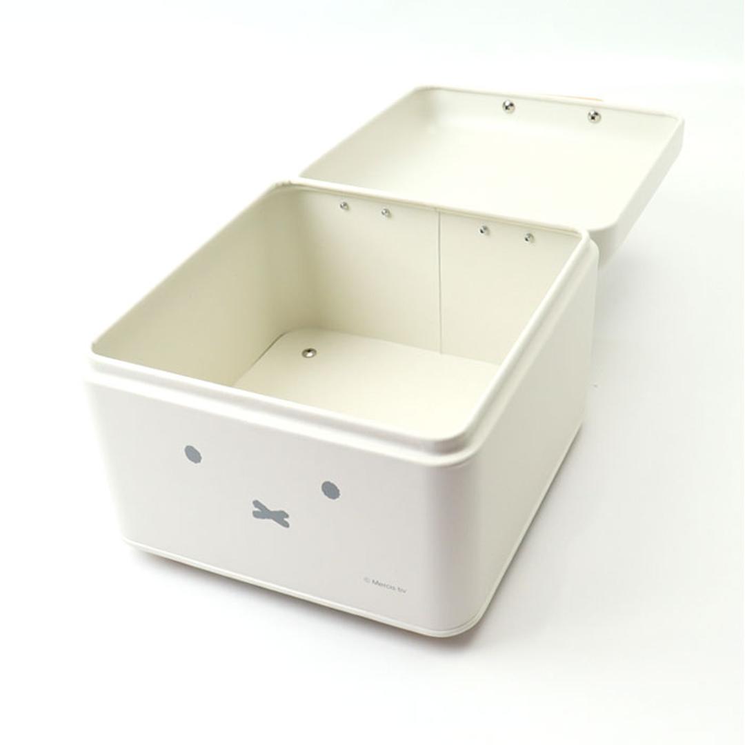 Dick Bruna ディックブルーナ ブレッドケース S キャラクター 通販 収納ケース 収納 ケース パンケース 収納ボックス ボックス ストック 小物入れ 北欧 コンパクト?卓上 miffy ミッフィー かわいい 可愛い ブレット缶 調味料 キッチン ホワイト ・