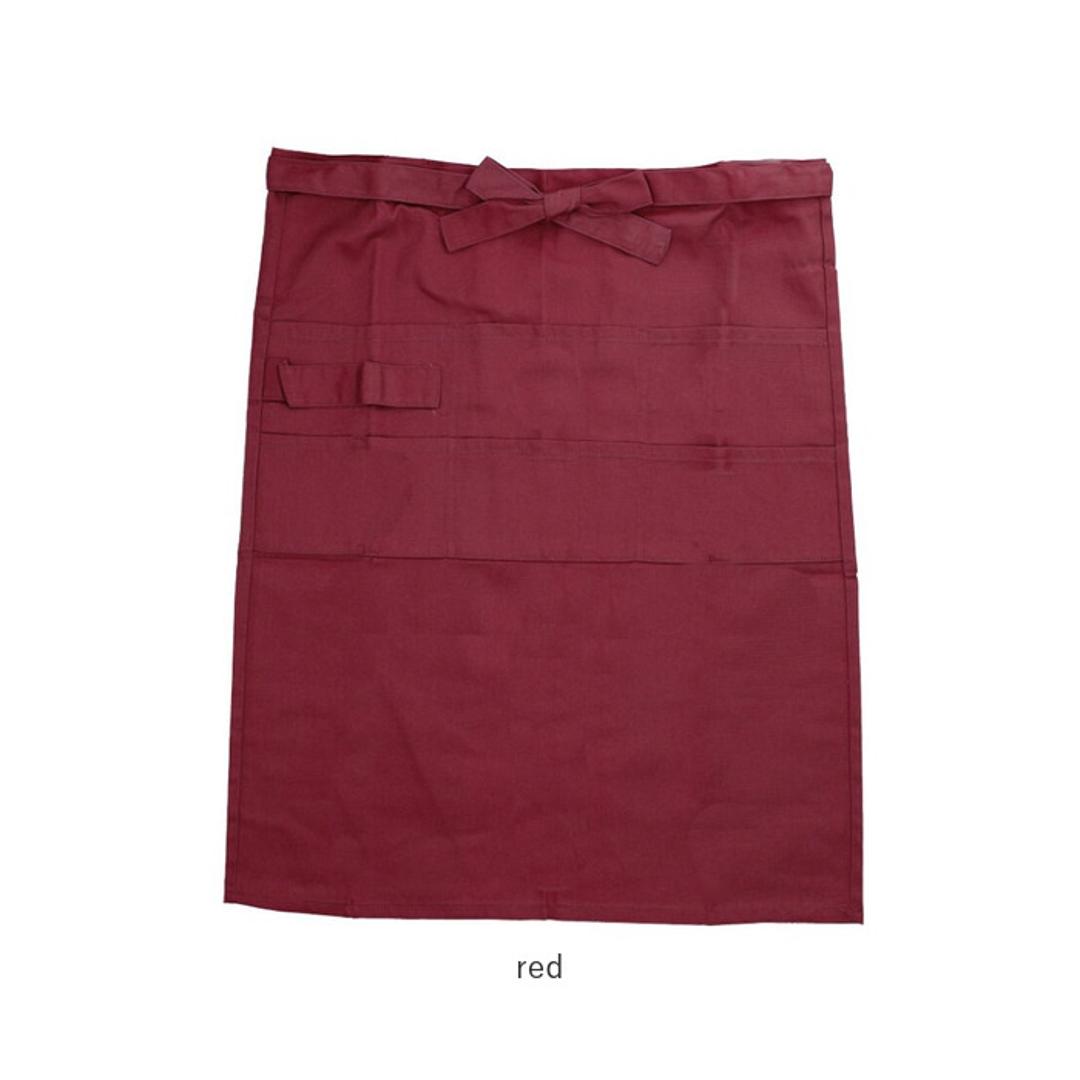 前掛け エプロン 通販 おしゃれ ギャルソン サロン ソムリエ 黒 カフェ ユニフォーム 腰巻き レディース メンズ レストラン カフェエプロン 制服 男女兼用 無地 black ・