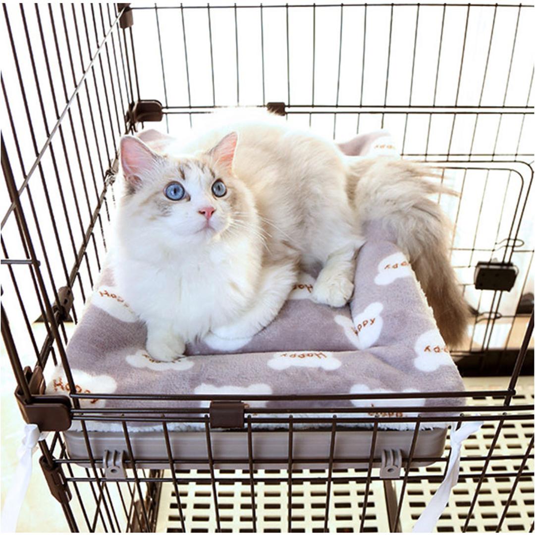 ペット用 マット 通販 ペット用マット ペットマット ペットベッド ペットクッション ペットソファ 猫ベッド 犬ベッド 柔らかい やわらかい かわいい 可愛い 防寒 防寒対策 寒さ対策 ペット ペット用品 犬用 猫用 犬用品 猫用品 犬 いぬ 猫 ネコ ねこ グレー ・