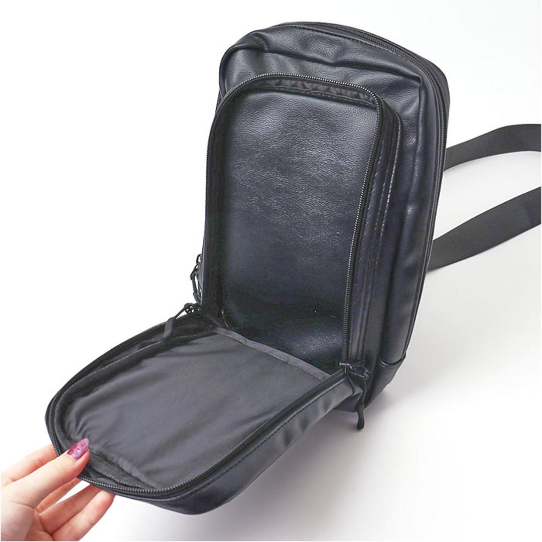 L.R.M バッグ NC-1072-1 通販 ボディバッグ ボディーバッグ 斜めがけバッグ ボディバック ボディーバック ワンショルダーバッグ メンズ かっこいい レディース 小さめ 大容量 おしゃれ 通勤 通学 旅行 アウトドア サブバッグ メンズバッグ ネイビー ・