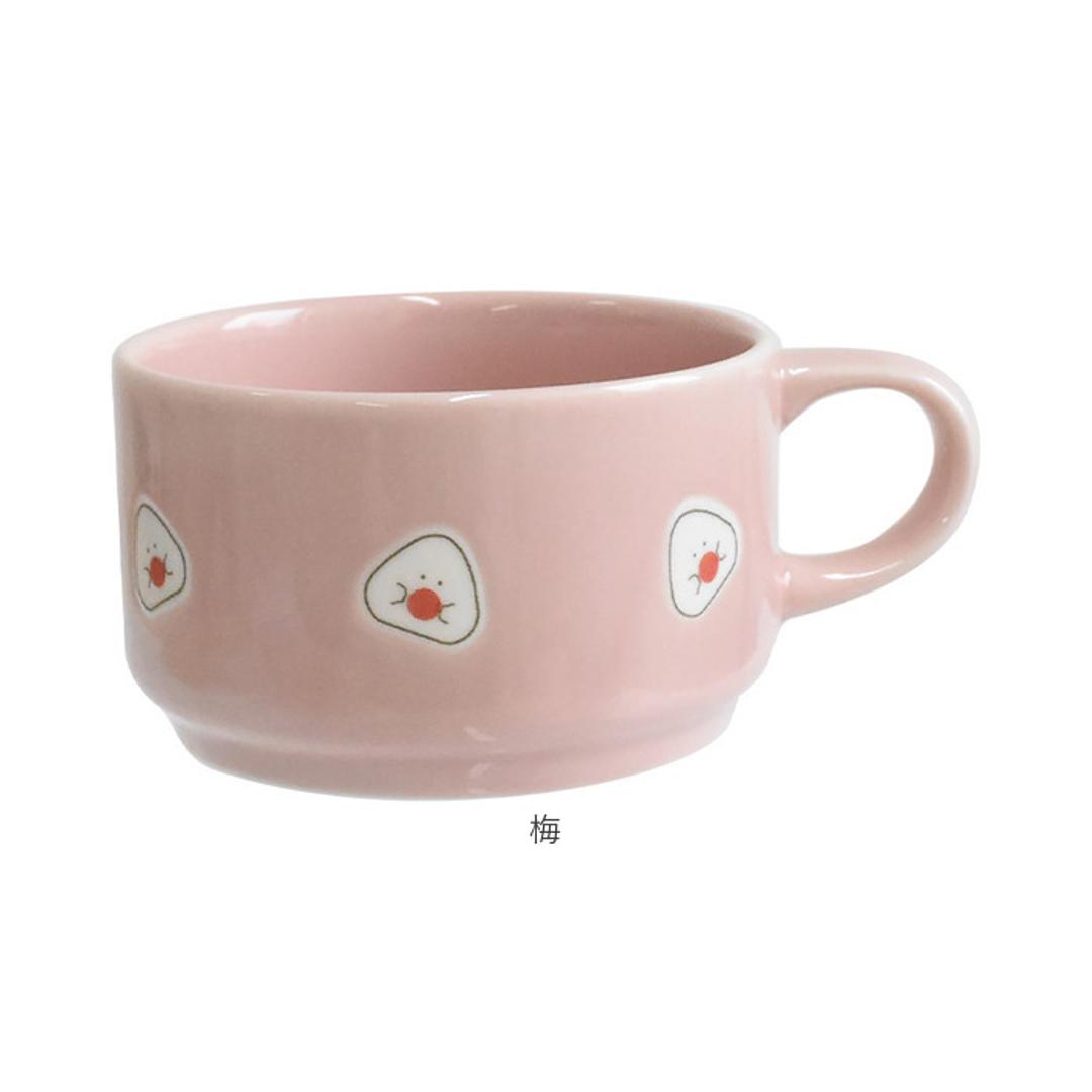 ぎゅっとおにぎりさん スープマグ 通販 おしゃれ 食器 スープカップ マグカップ コップ 洋食器 かわいい 可愛い カップ 陶器 マグ スープマグカップ スープボウル スープ 持ち手 キッチン ギフト オシャレ 贈り物 キッチン用品 のり ・