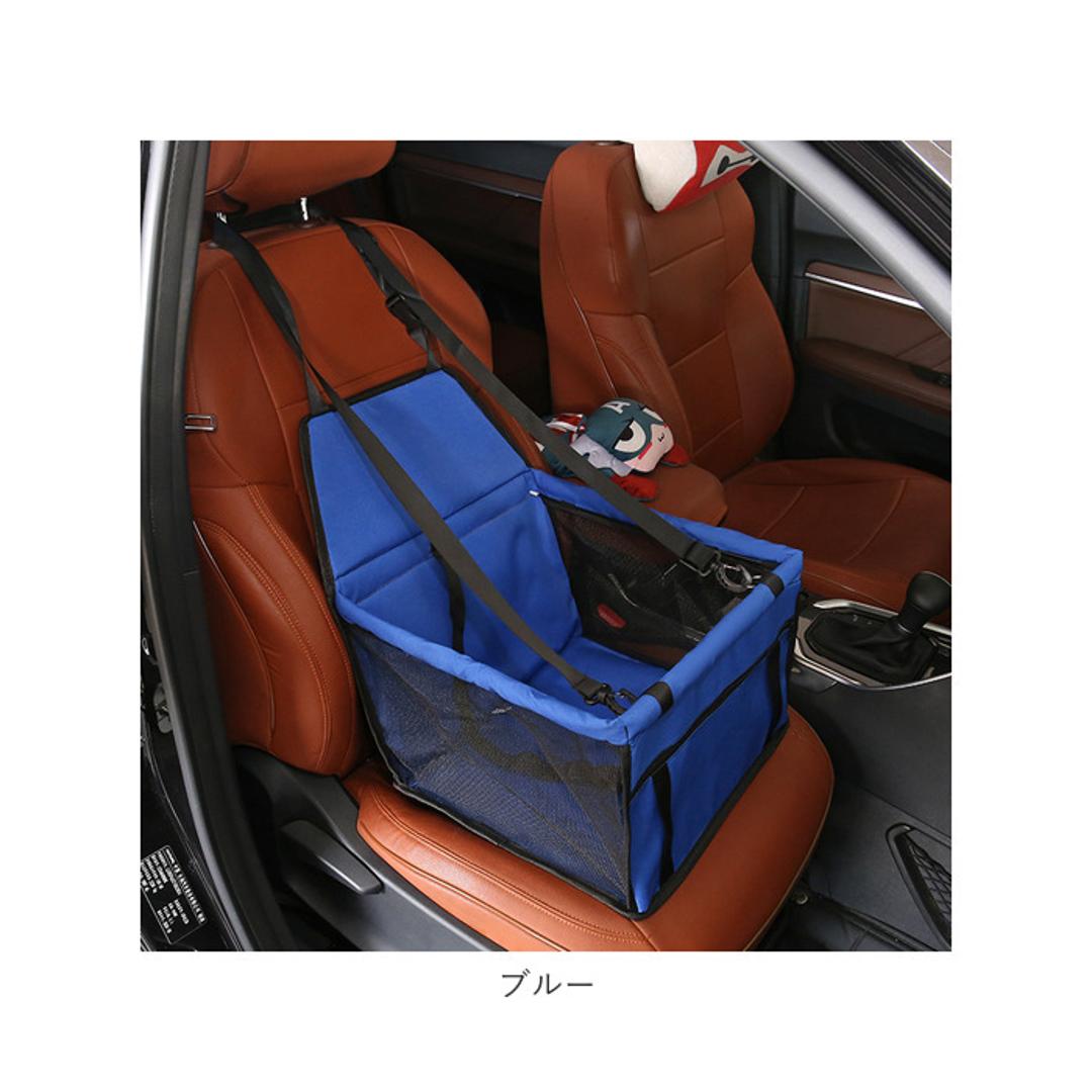 ドライブボックス 犬 猫 通販 小型犬 中型犬 ペット用 ドライブ ペットボックス 折りたたみ コンパクト 旅行 座席 アウトドア お出かけ カー用品 ドライブ用品 カーシート アウトドア ドライブ 犬用品 ペット用品 グレー ・