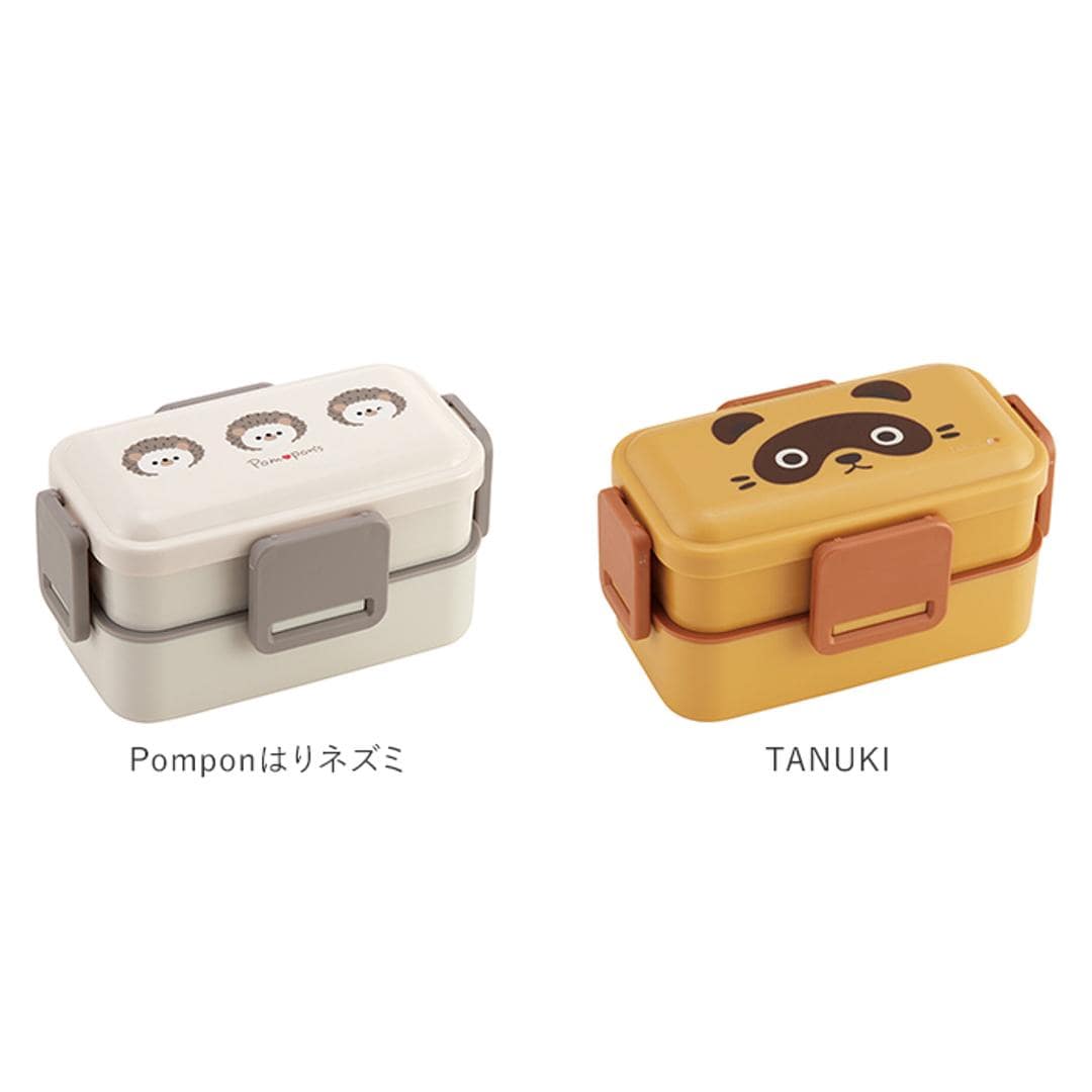 Skater スケーター 弁当箱 2段 ランチボックス キャラクター 通販 弁当 600ml ふわっと弁当箱 食洗機 電子レンジ レンジ 抗菌 仕切り スリム コンパクト 電子レンジ可 食洗機可 フタ ドーム型 くっつきにくい 汁漏れしにくい 4点ロック 収納 便利 ズートピア/ニック ・