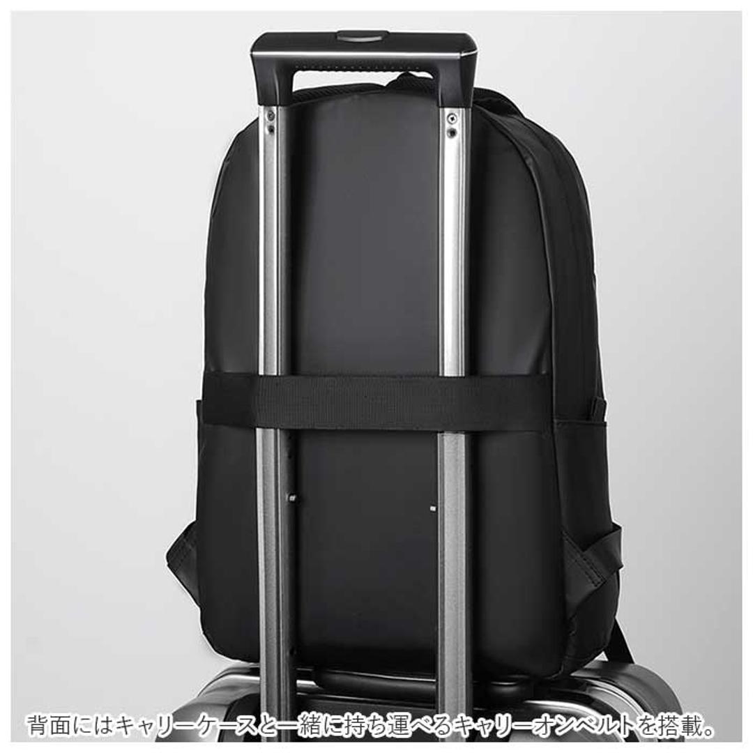 リュックサック メンズ 通販 リュック デイパック バックパック 通学 ビジネス 通勤 男子 高校生 中学生 撥水 はっ水 PCバッグ おしゃれ オシャレ 学生 旅行 トラベル かっこいい カッコイイ シンプル カジュアル ナイロン メンズバッグ ブラック ・