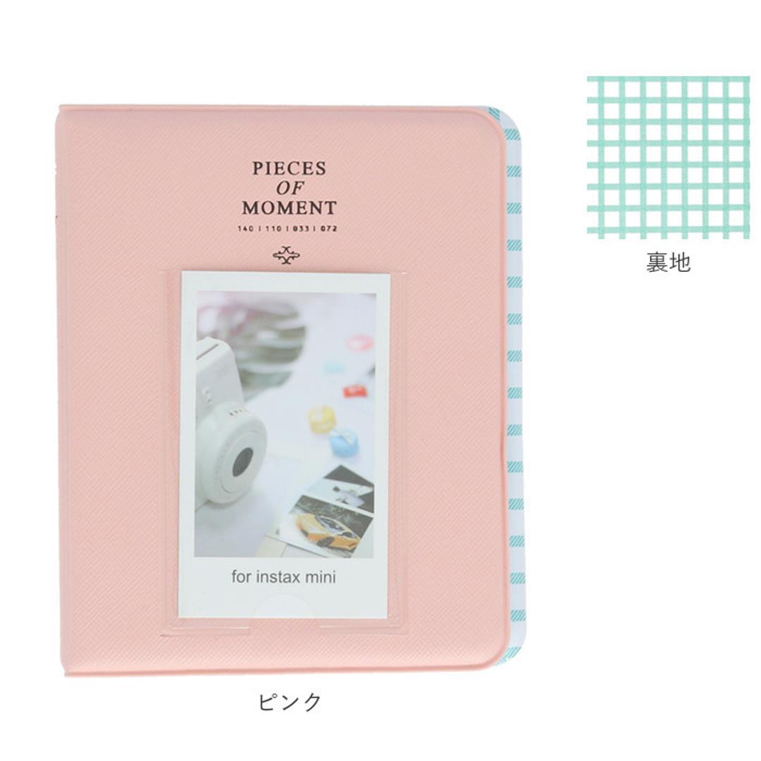 チェキ アルバム 64枚 通販 写真 フォトアルバム フォトブック チェキアルバム 写真整理 チェキ用アルバム インスタントカメラ おしゃれ かわいい 可愛い 高校生 女の子 女子 子供 キッズ ギフト ブルー ・