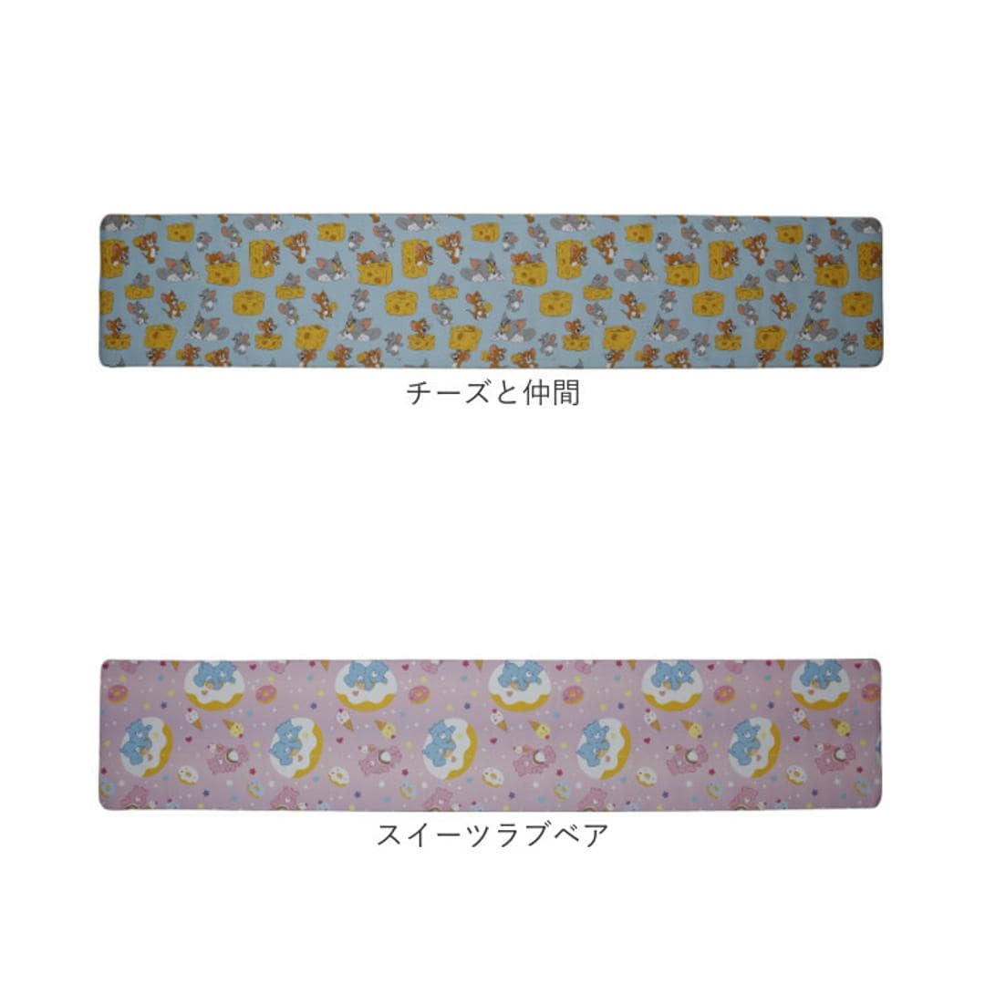 キッチンマット キャラクター 通販 キャラクターキッチンマット 45×240CM 拭きとりやすい お手入れ簡単 かわいい 台所マット キッチンカーペット ロングマット 塩化ビニール樹脂 キッチン 新生活 台所 おしゃれ シンプル ギフト 贈り物 アップルピンク ・