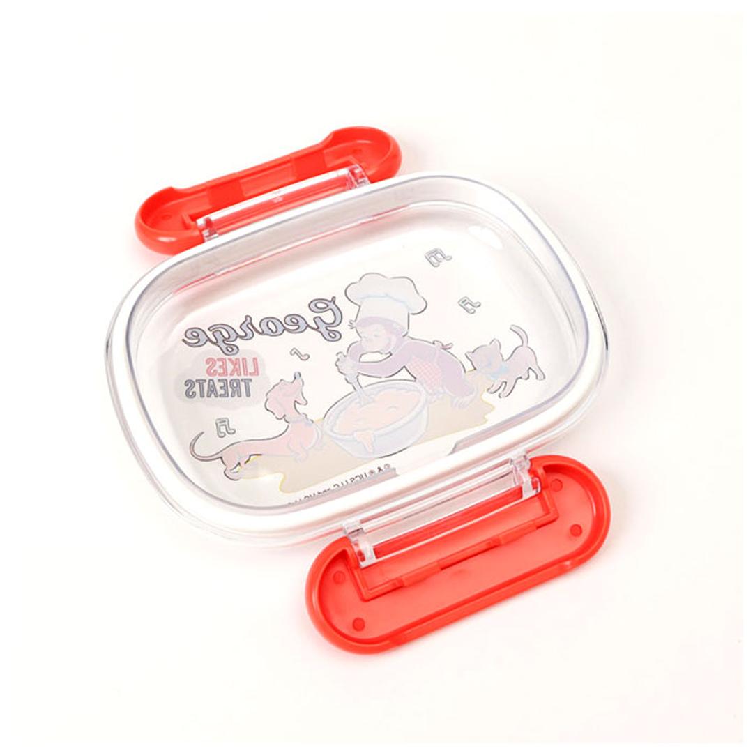 SKATER スケーター お弁当箱 キャラクター QAF1AG 1段 通販 日本製 食品保存容器 容器 弁当箱 保存容器 ランチボックス 保存 食品保存 270ml 小さめ レンジ 食洗機対応 食洗機可 キャラ かわいい 可愛い キッチン雑貨 台所用品 便利 おさるのジョージ23 ・