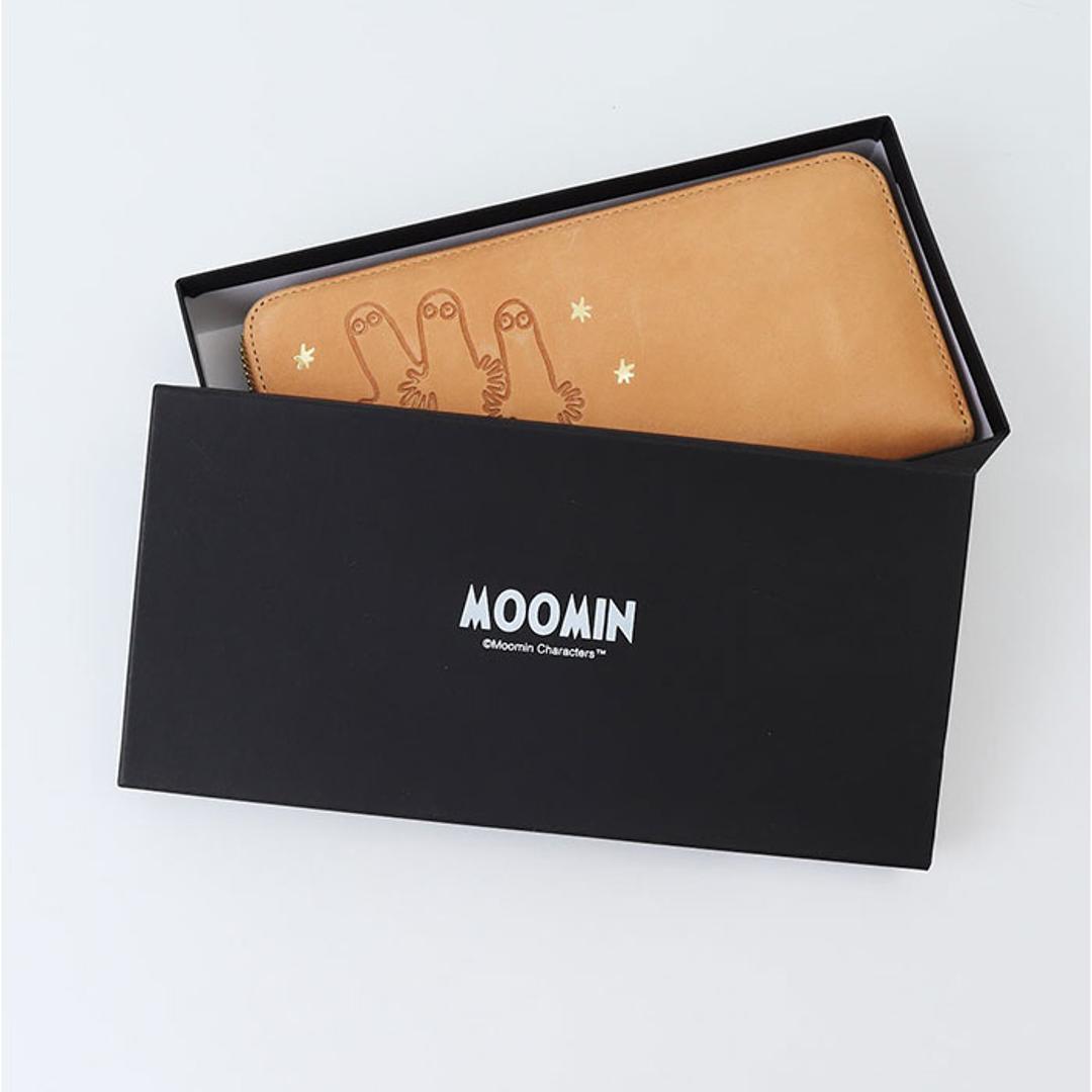 ムーミン 財布 革 通販 MOOMIN 長財布 長サイフ なが財布 お財布 さいふ レディース ラウンドファスナー 大容量 本革 牛革 小銭入れ L字ファスナー おしゃれ かわいい シンプル 可愛い キャラクター 箱入り ギフト 贈り物 レディース財布 リトルミイPINK ・