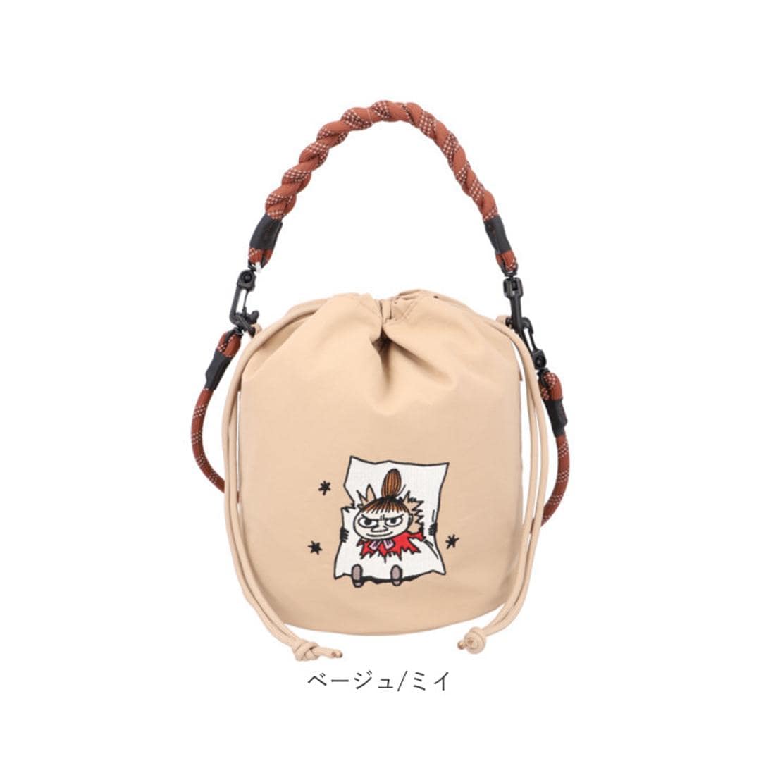 ムーミン ショルダーバッグ 通販 MOOMIN 巾着ショルダー ショルダーバック 巾着 2wayバッグ おしゃれ かわいい 軽量 軽い ショルダー 肩掛け 女性 レディース かばん バッグ バック 旅行 トラベル レジャー 通勤 通学 ギフト 贈り物 お祝い Nカーキ/スナフキン ・