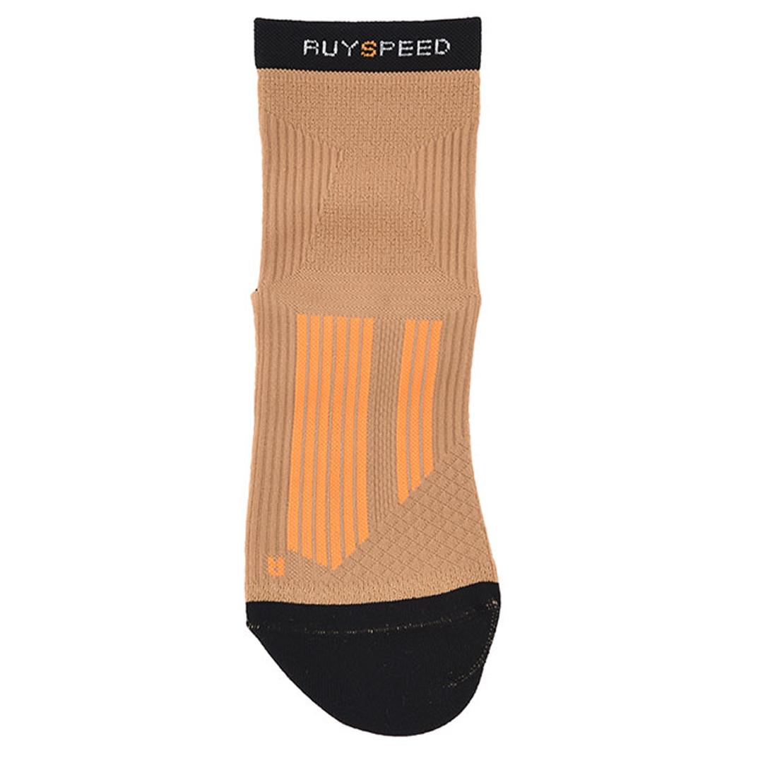 アールエル ソックス RNS5010 通販 日本製 アールエルソックス RxL R×Lソックス RL 靴下 スポーツソックス トレイルランニング トレイルラン トレイル ランニング ショートソックス ショート丈 メッシュ 蒸れない 衝撃吸収 レッグウェア 稲穂ゴールド/オレンジ S(22-24cm)