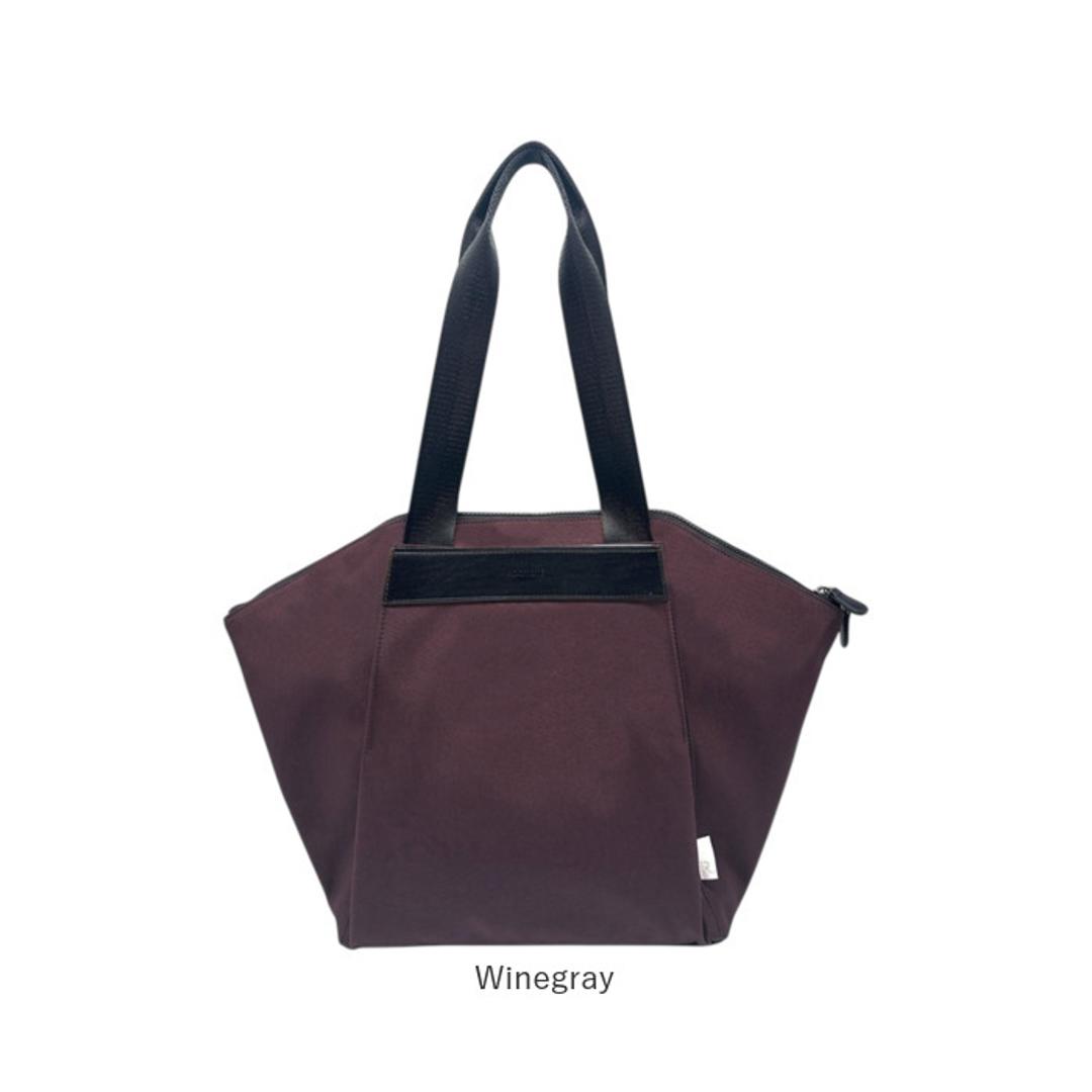 ROOTOTE ルートート トートバッグ 3669 通販 トートバック 肩掛けバッグ 通勤バッグ ビジネスバッグ ファスナー付き ナイロン A4 大容量 レディース 通勤 通学 軽量 軽い 大きめ 旅行 おしゃれ シンプル 大人 13インチPC MEDIUM BLACK ・