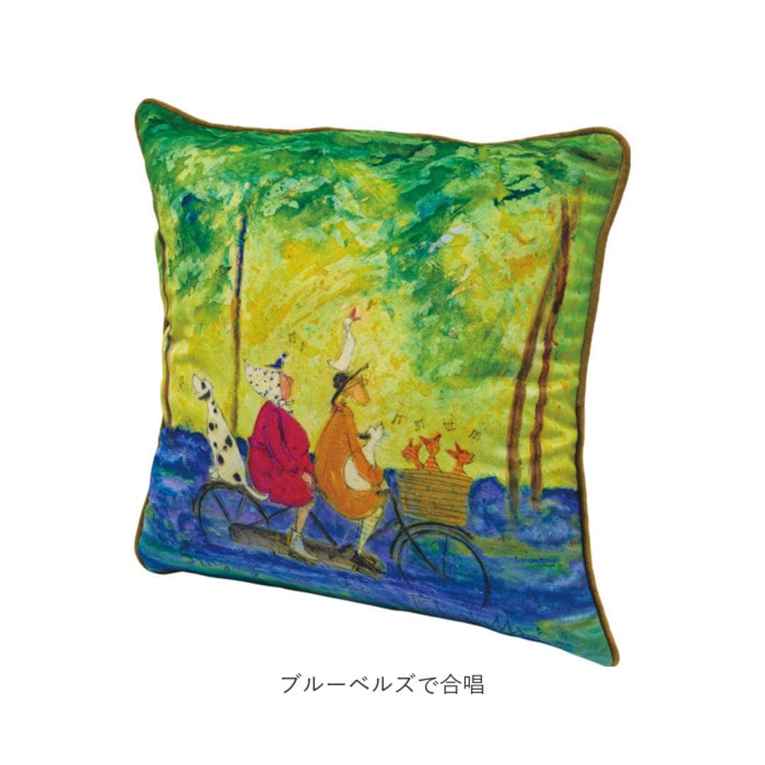 サムトフト クッションカバー 通販 Sam Toft クッション カバー 45cm 45 45×45cm ベロア アート 絵画 名画 インテリア テキスタイル ファブリック おしゃれ かわいい オシャレ 可愛い 寝具 インテリア小物 リトルサプライズ ・