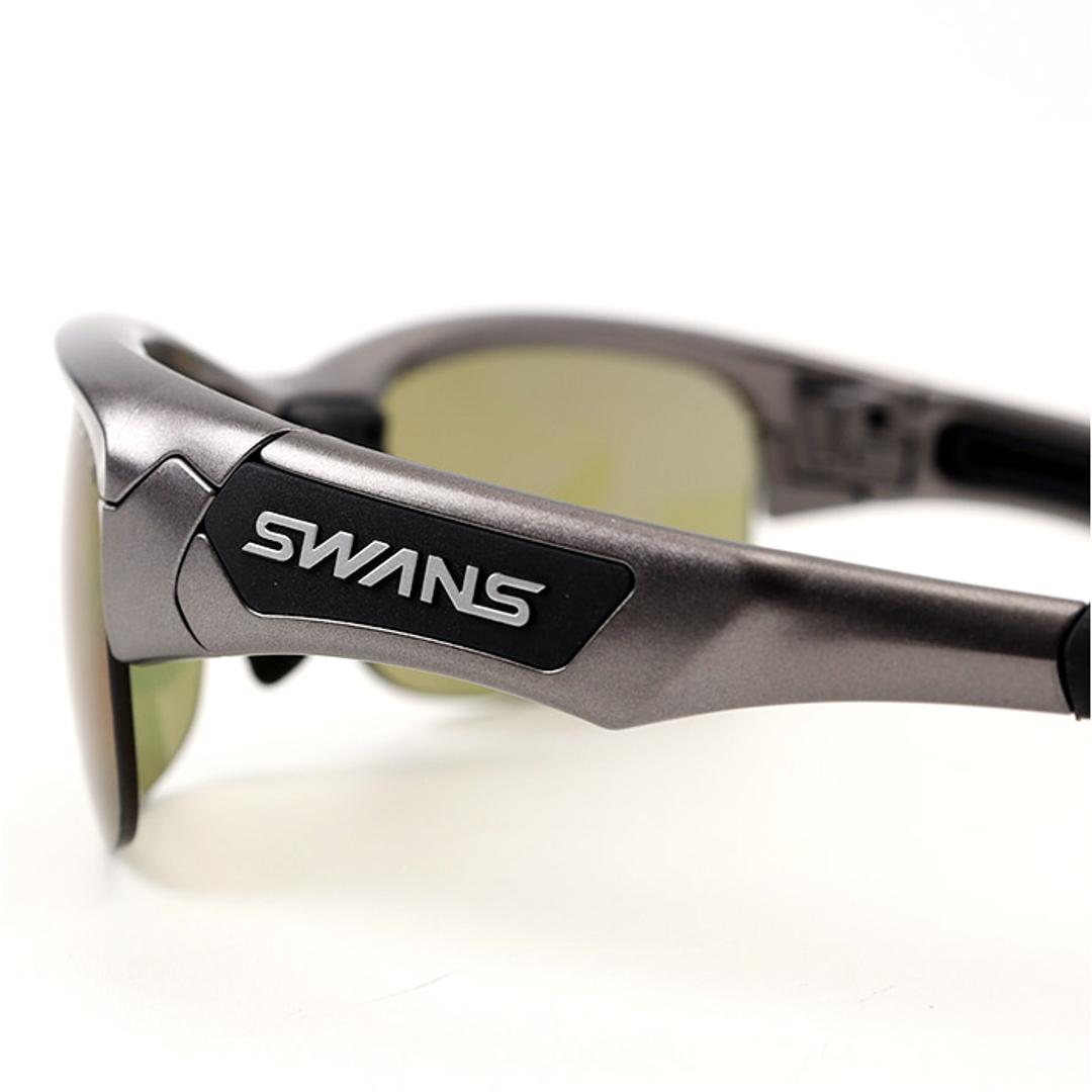 SWANS スワンズ スポーツサングラス SPB-0168 通販 サングラス 偏光サングラス メガネ めがね 眼鏡 偏光レンズ 偏光 SPRINGBOK メンズ レディース 男女兼用 ユニセックス 釣り スポーツ アウトドア ランニング マラソン 0168.GMR/偏光ULライトグリーン ・