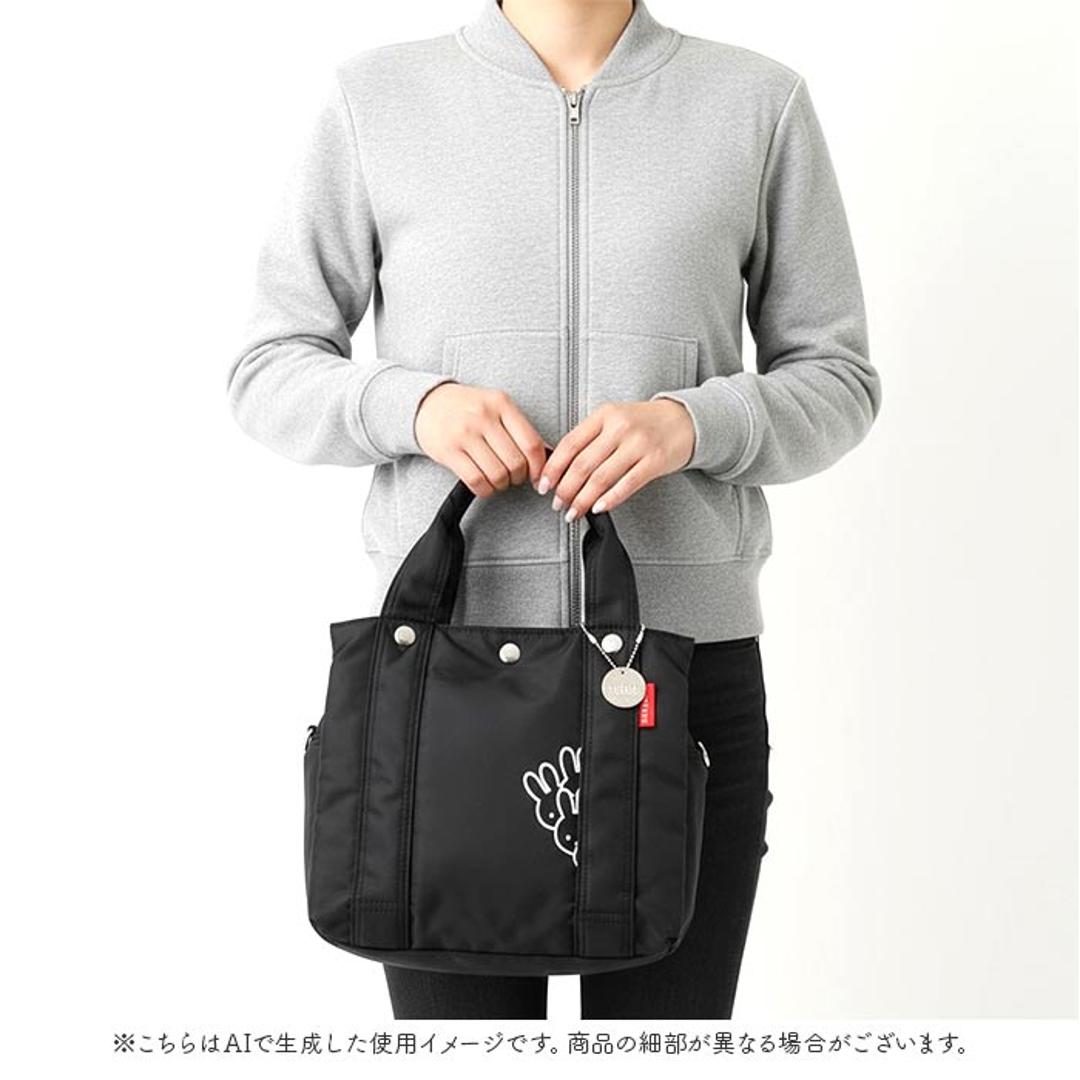 zucchero Dick Bruna トートバッグ 通販 トートバック トート 手提げ 手提げバッグ 手提げバック バッグ 鞄 カバン ベーシック シンプル 収納 ポケット 軽量 旅行 トラベル ズッケロ ディックブルーナ オシャレ おしゃれ ブラック ・