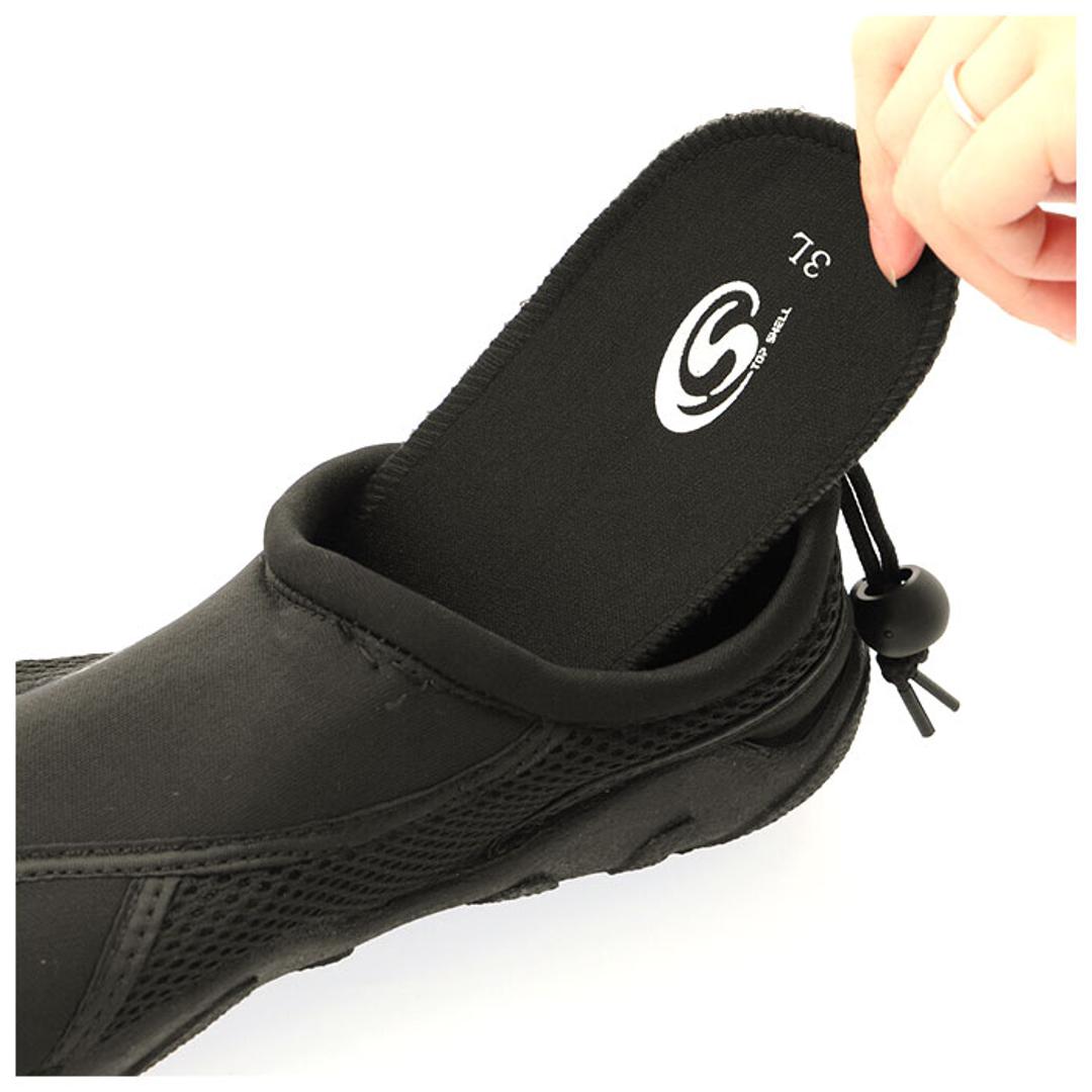 ビーチシューズ 通販 マリンシューズ アクアシューズ ウォーターシューズ ビーチサンダル 脱げにくい 浜辺 砂浜 水中 岩場 大きいサイズ メンズ レディース ネイビー カモグレー ブラック グリーン ブラック Sサイズ(23~24cm)