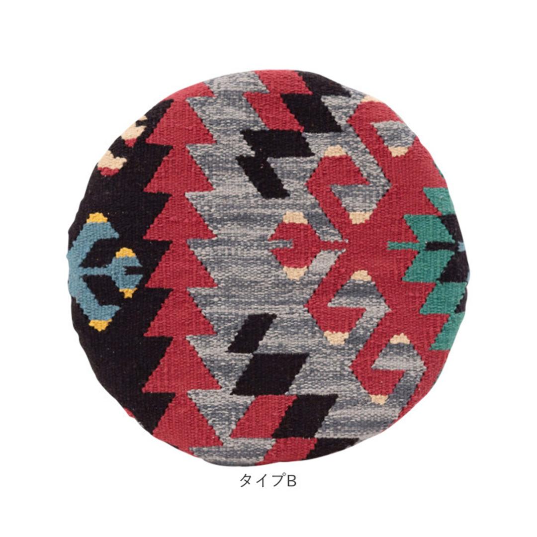シートクッション 通販 座布団 チェアパッド キリムシートクッション クッション 座面クッション 椅子用クッション 円 丸 保温性 通気性 ダイニング デスクチェアー 椅子 椅子用 持ち運び シート シンプル おしゃれ カジュアル 車 ギフト 贈り物 タイプA ・