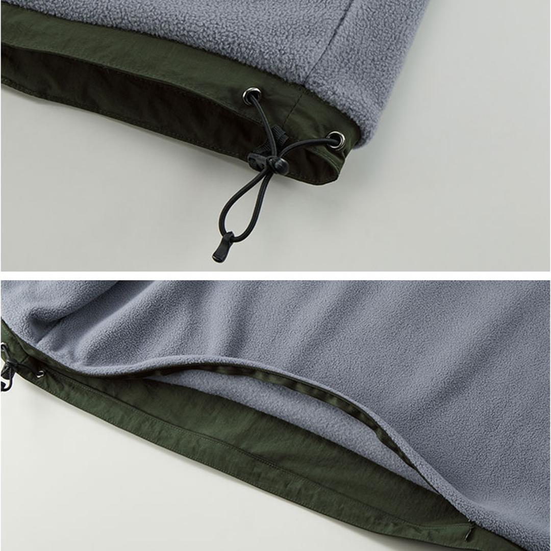 united athle ユナイテッドアスレ ジャケット 7493-01 通販 上着 カジュアル アウター 羽織り 羽織 リバーシブル リバーシブルアウター スタンドジャケット ナイロン フリース シンプル 無地 ゆったり メンズ レディース 男女兼用 ブラック/ブラック Mサイズ