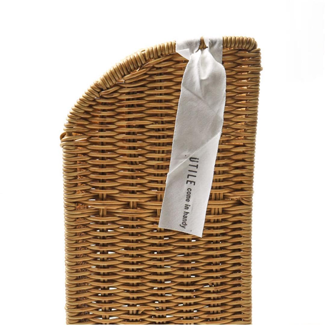 UTILE フローリングワイパースタンド 通販 フローリングワイパー スタンド フロアワイパー ホルダー 掃除道具 整理 収納 おしゃれ ナチュラル ユティルナイール 洗えるバスケット PPラタン Creer クレエ 掃除用品 日用品雑貨 インテリア ナイール ・