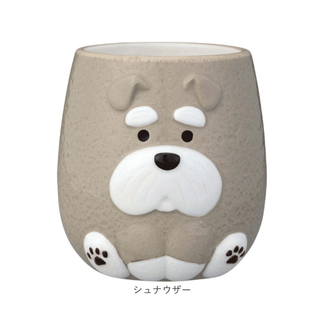 犬 マグカップ 大きい 通販 wankoron わんわんマグ 食器 陶器 コップ マグ カップ デコレ DECOLE コーヒーカップ 犬柄 犬好き ギフト 贈り物 おしゃれ かわいい 可愛い キッチン雑貨 テーブルウエア 日用品 シバ ・