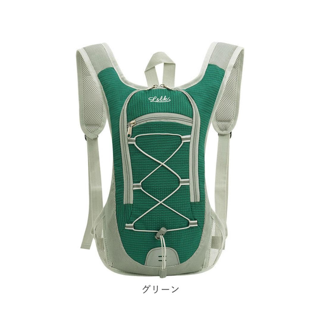 ランニング リュック 通販 リュックサック ランニングリュック ランニングバッグ ランニングバック バックパック デイパック 軽量 軽い 撥水 はっ水 ハイドレーション メンズ レディース ジョギング マラソン 登山 トレッキング 自転車 サイクリング 部活 スポーツ ピンク ・