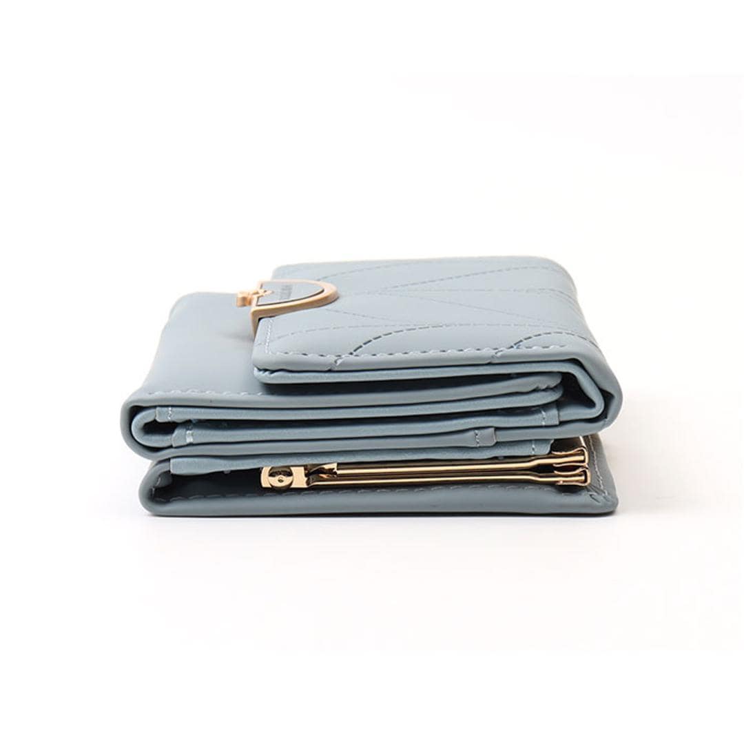 財布 折りたたみ財布 通販 三つ折り ウォレット 三つ折り財布 レディース お財布 折り財布 ミニ財布 がま口 ミニウォレット コンパクト スリム カード入れ 小銭入れ オシャレ かわいい 薄型 シンプル コインケース お札入れ おしゃれ 贈り物 ギフト グリーン ・