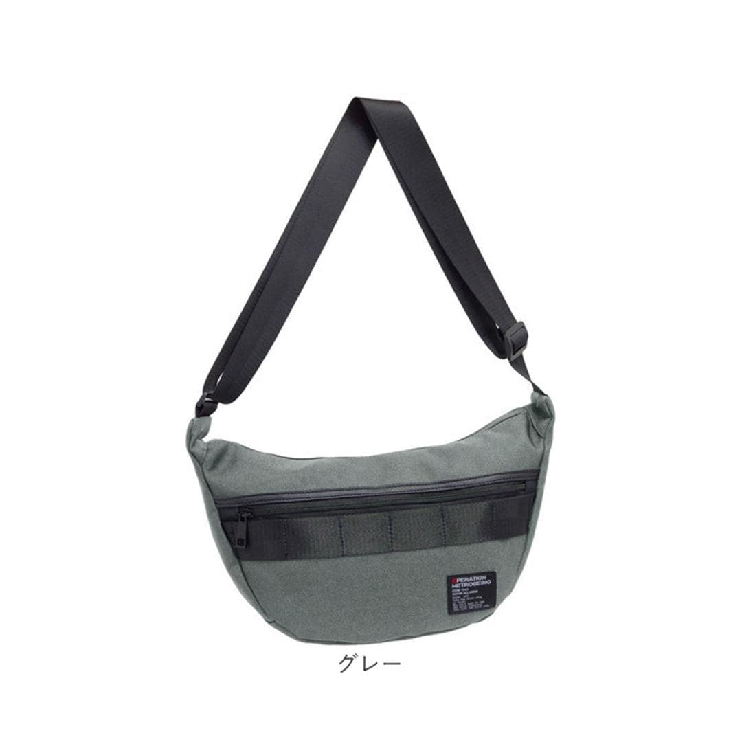 ショルダーバッグ 目弓型 通販 ショルダーバック ショルダー 斜めかけ カジュアルバッグ カジュアルバック ななめ掛け シンプル 無地 chou-porte BOLD LINE メンズ レディース ユニセックス 男女兼用 おしゃれ オシャレ ブラック ・