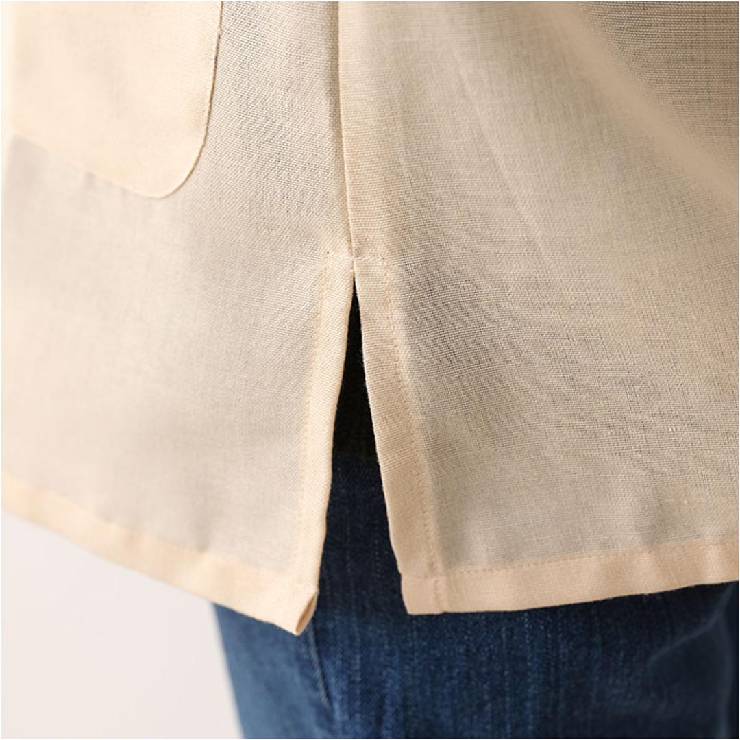 moz モズ 割烹着おしゃれ 通販 Kurbits エプロン 保育士 かっぽう着 割烹着 かっぽうぎ レディース 大人かわいい 無地 おしゃれ ナチュラル シンプル はっ水 撥水 雑貨 オシャレ キッチンファブリック 母の日 ギフト 北欧雑貨 ブランド 敬老の日 アイボリー ・