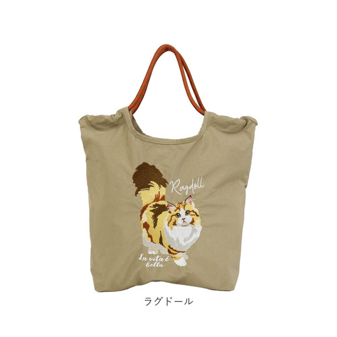 トートバッグ 刺繍 アニマル 通販 トートバック 手提げ トート マザーズバッグ マザーズバック アニマル刺繍 普段使い サブバッグ サブバック ししゅう かわいい 可愛い アニマル柄 動物 カジュアル お出かけ レディース メンズ 男女兼用 ミヌエット ・