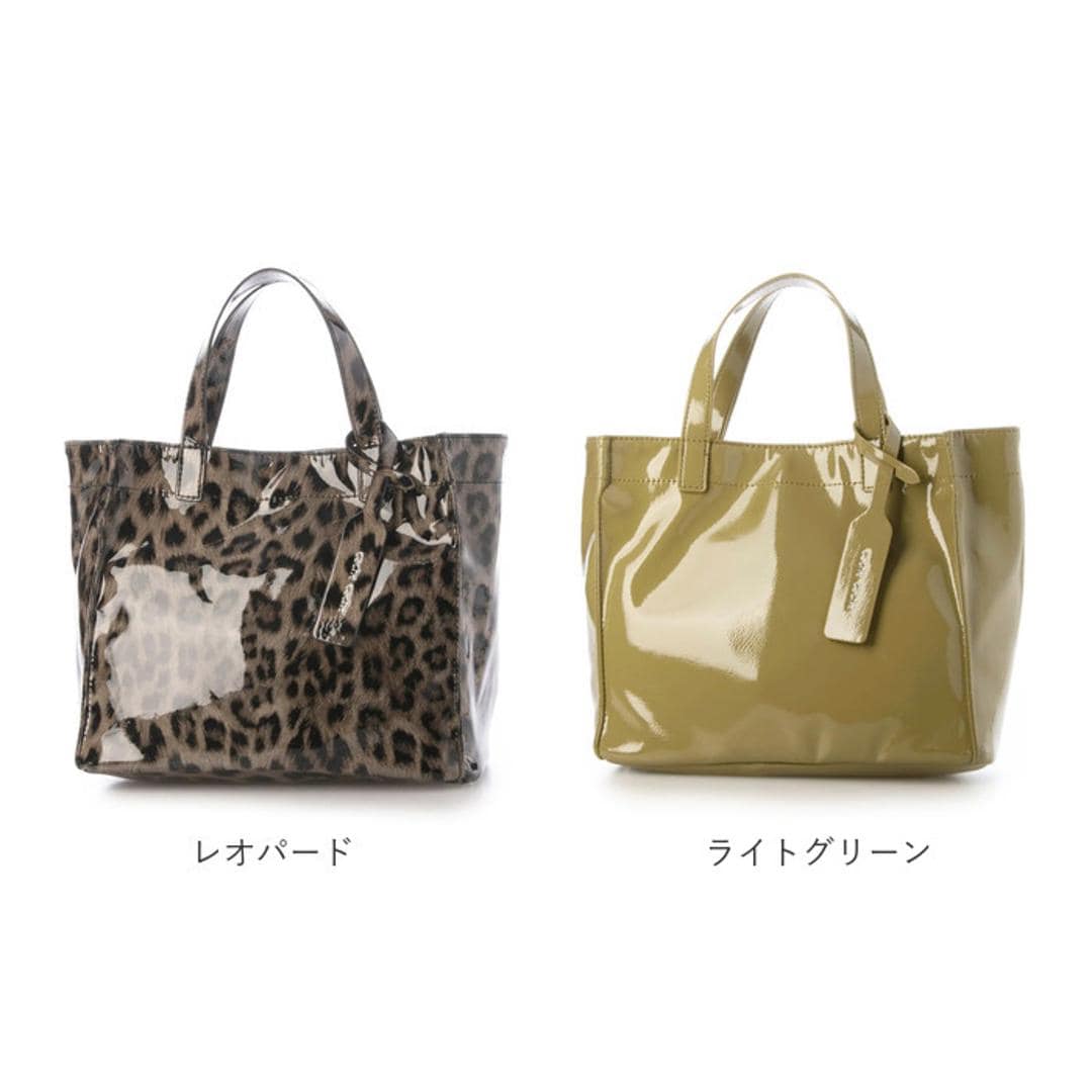 カシュカシュ cachecache バッグ 01-00-76454 通販 トートバッグ ソフトエナメルスクエア手提げトートS 手提げ レディース ミニトート 合皮 トートバック 合成皮革 きれいめ おしゃれ かわいい 可愛い バック アンビリオン アイボリー ・