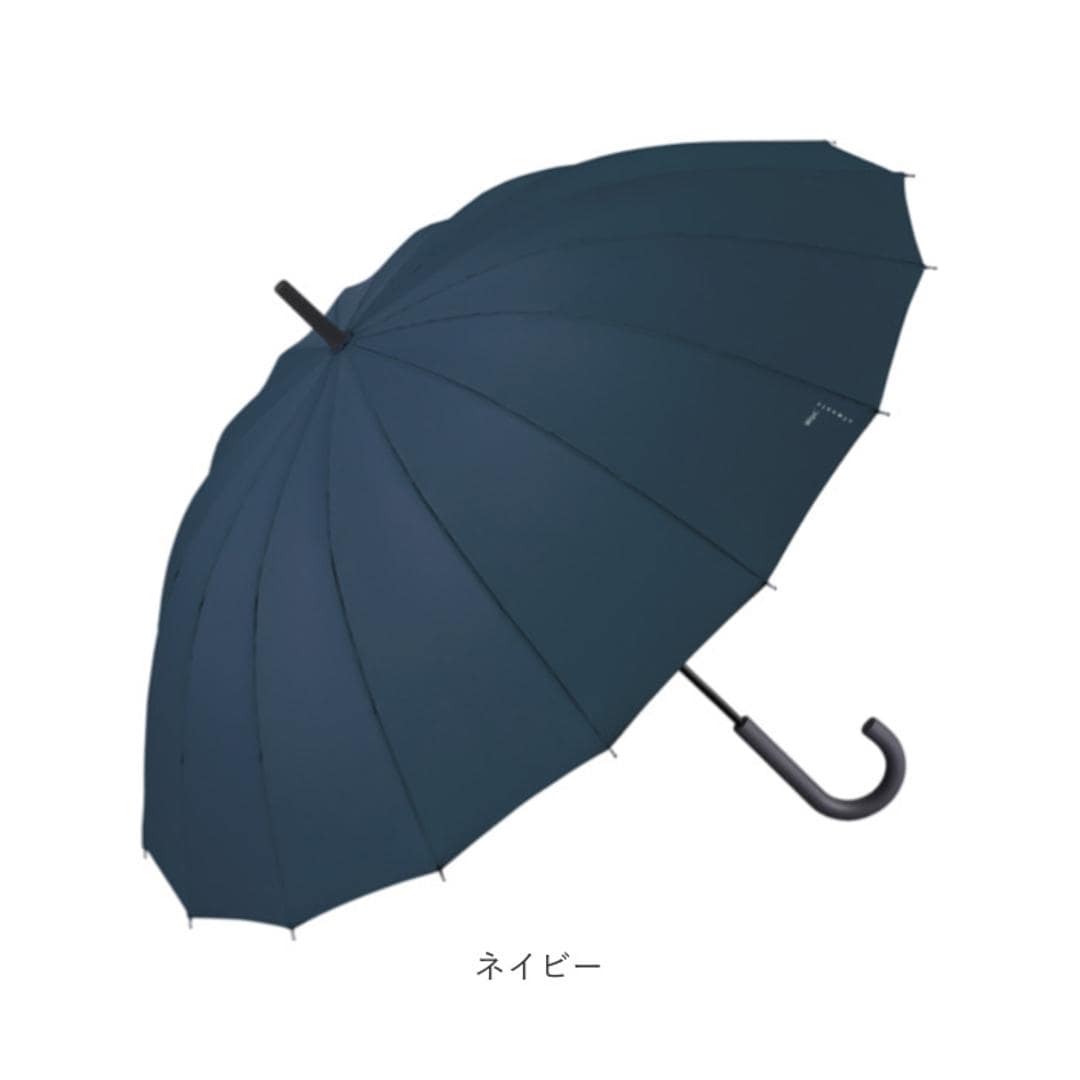 Wpc. 晴雨兼用 長傘 通販 レディース メンズ 大きめ 102cm 日傘 雨傘 ワールドパーティ 傘 classic 紫外線対策 レイングッズ 耐風 16本骨 雨 学生 手開き 梅雨 シンプル ユニセックス 通勤 通学 仕事 大人 ビジネス オフィス ブラック ・