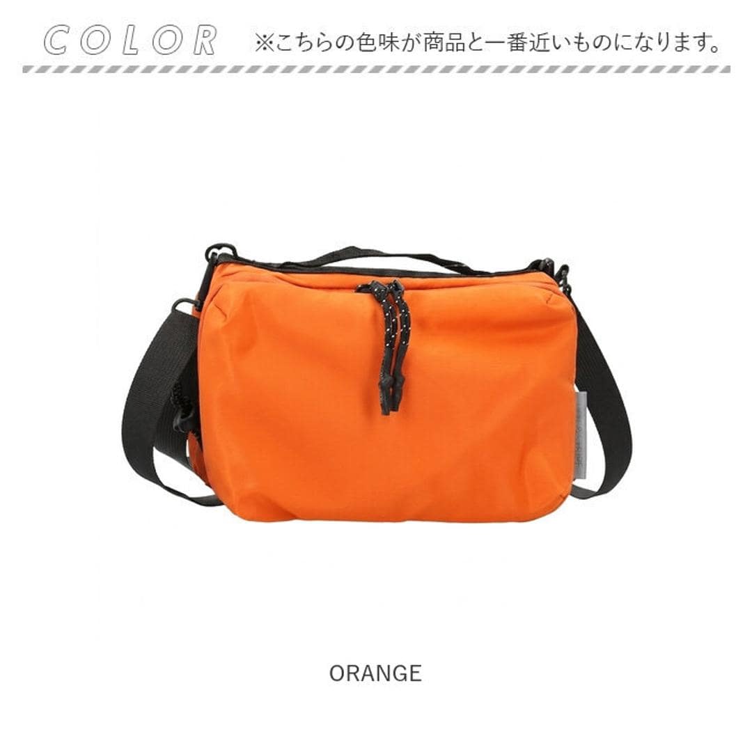 dot&stripe ボトルショルダー ミニ 通販 ボトル ショルダー ミニショルダーバッグ ミニショルダーバック ミニショルダー サブバッグ サブバック ドットアンドストライプ 小さめ 小さい バッグ バック カバン 鞄 かばん 男女兼用 ユニセックス ORANGE ・